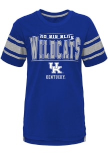 Kentucky Wildcats Youth Blue Huddle Up Short Sleeve Fashion T-Shirt