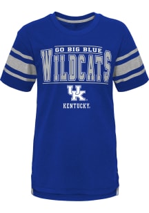 Kentucky Wildcats Boys Blue Huddle Up Short Sleeve Fashion Tee