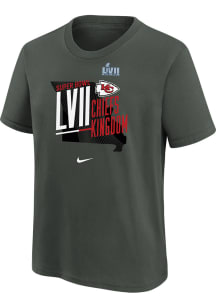 Nike Kansas City Chiefs Youth Black Local 2022 Super Bowl Bound Short Sleeve T-Shirt