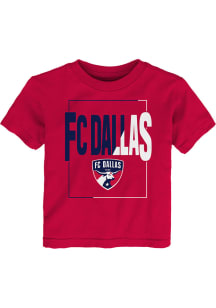 FC Dallas Toddler Red Coin Toss Short Sleeve T-Shirt