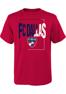 FC Dallas Youth Red Coin Toss Short Sleeve T-Shirt