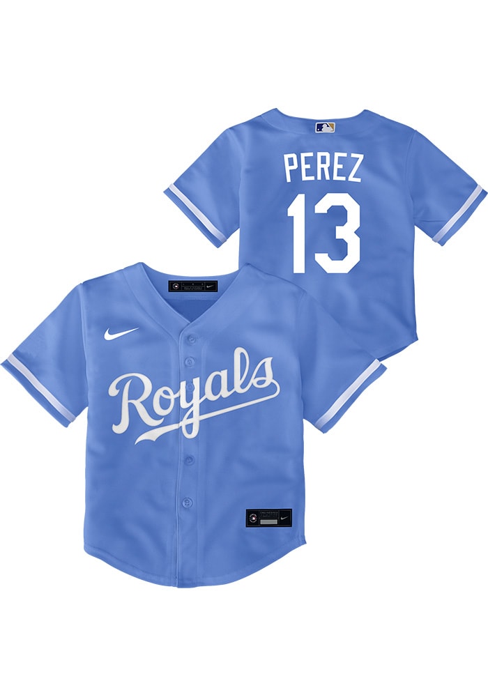 Salvador Perez Kansas City Royals Toddler Light Blue Alt Replica Jersey