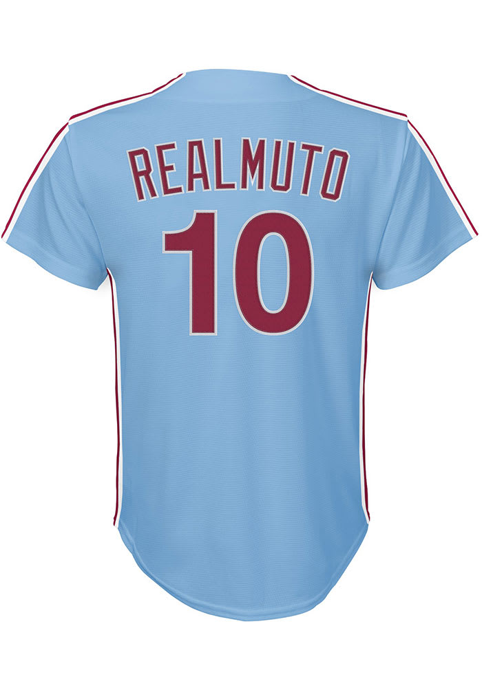 Philadelphia Phillies JT Realmuto Youth Light Blue Cooperstown