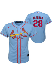 Nolan Arenado  St Louis Cardinals Boys Light Blue Alt 3 Replica Baseball Jersey