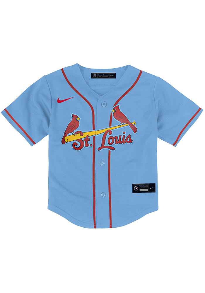 Nike St Louis Cardinals Toddler Light Blue Alt 3 Replica Blank Jersey