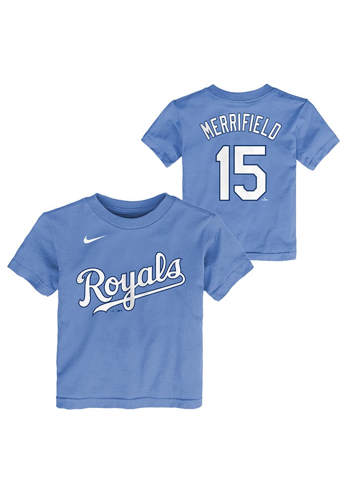 Whit Merrifield Kansas City Royals Toddler Light Blue NN Short Sleeve Player T Shirt