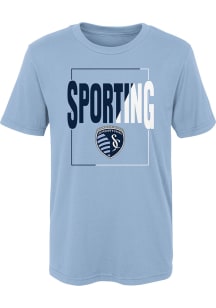 Sporting Kansas City Boys Light Blue Coin Toss Short Sleeve T-Shirt
