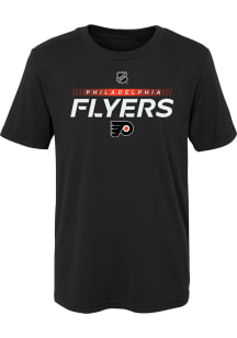 Philadelphia Flyers Boys Black Apro Prime Short Sleeve T-Shirt