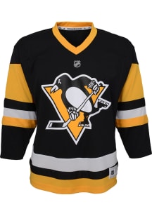 Pittsburgh Penguins Toddler Black Replica Home Jersey Hockey Jersey