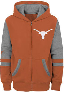 Texas Longhorns Baby Stadium Long Sleeve Full Zip Sweatshirt - Burnt Orange