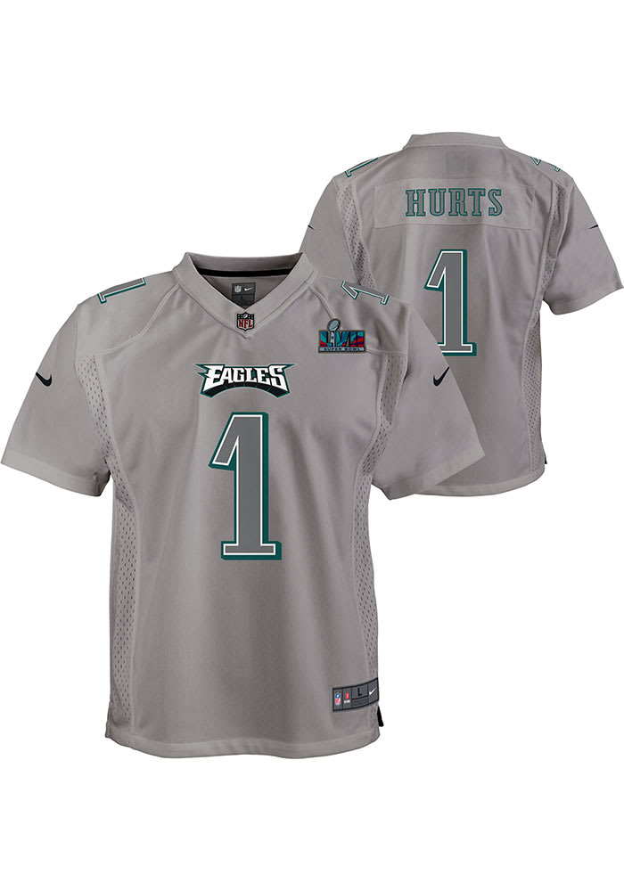 Youth Nike DeVonta Smith Midnight Green Philadelphia Eagles Super Bowl LVII  Name & Number T-Shirt