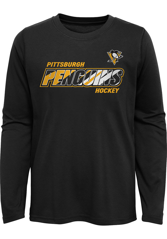 Reilly Smith Pittsburgh Penguins Youth Black Backer Long Sleeve T-Shirt 