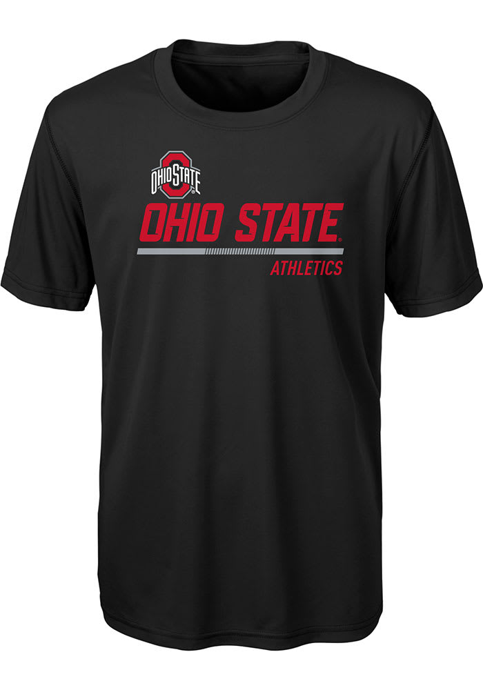 Ohio State Buckeyes Youth Black Engaged Short Sleeve T-Shirt