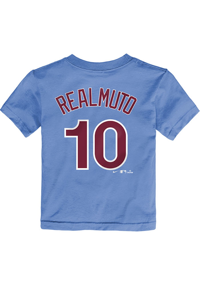 Youth Nike J.T. Realmuto Light Blue Philadelphia Phillies Alternate Replica  Player Jersey