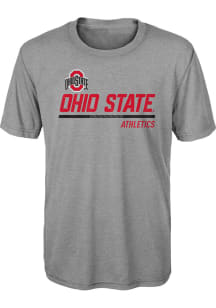 Ohio State Buckeyes Youth Grey Engaged Short Sleeve T-Shirt