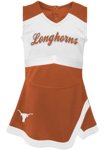 Texas Longhorns Baby Burnt Orange Captain Dress Set Cheer
