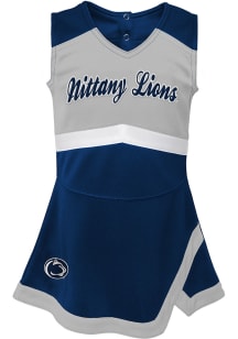 Penn State Nittany Lions Girls Navy Blue Captain Dress Cheer Dress Set