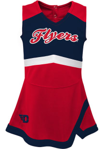 Dayton Flyers Girls Navy Blue Captain Dress Cheer Dress Set