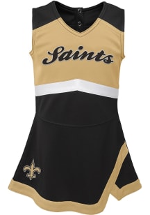 New Orleans Saints Baby Black Cheer Captain Set Cheer