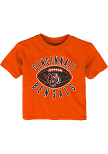 Cincinnati Bengals Infant Pace Kicker Short Sleeve T-Shirt Orange