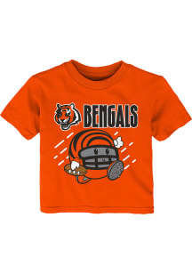 Cincinnati Bengals Infant Poki Player Short Sleeve T-Shirt Orange
