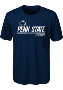 Penn State Nittany Lions Boys Navy Blue Engaged Short Sleeve T-Shirt