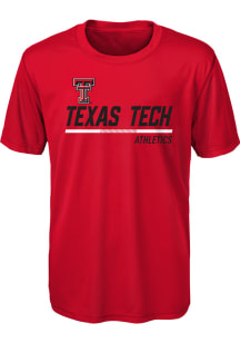 Texas Tech Red Raiders Boys Red Engaged Short Sleeve T-Shirt