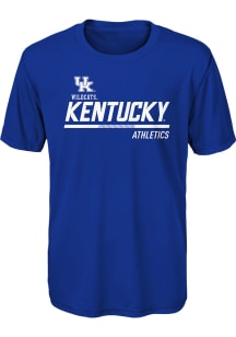 Kentucky Wildcats Boys Blue Engaged Short Sleeve T-Shirt