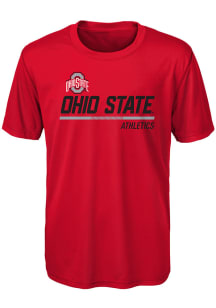 Ohio State Buckeyes Boys Red Engaged Short Sleeve T-Shirt