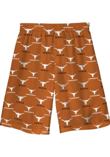 Texas Longhorns Youth Burnt Orange All Over Logo Short Sleep Pants