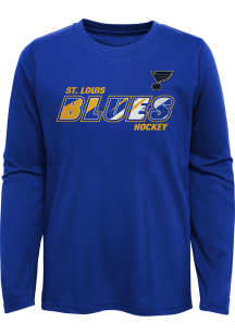 St Louis Blues Youth Blue Rink Reimagined Long Sleeve T-Shirt