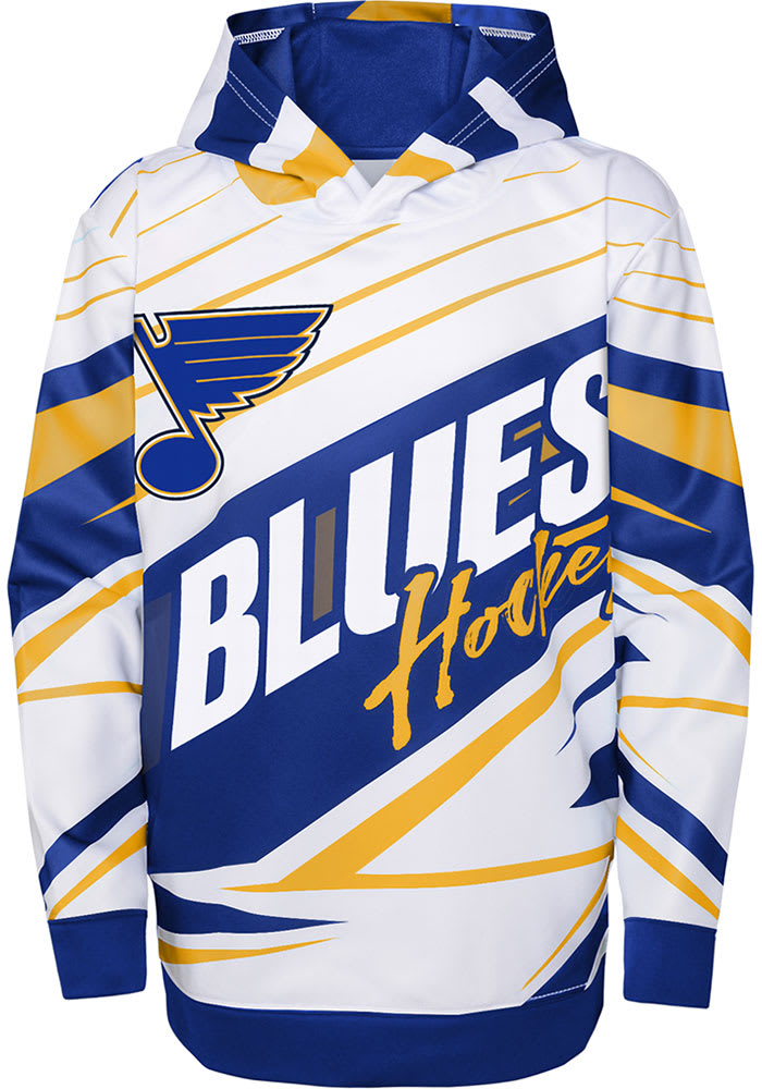 st louis blues lace up hoodie