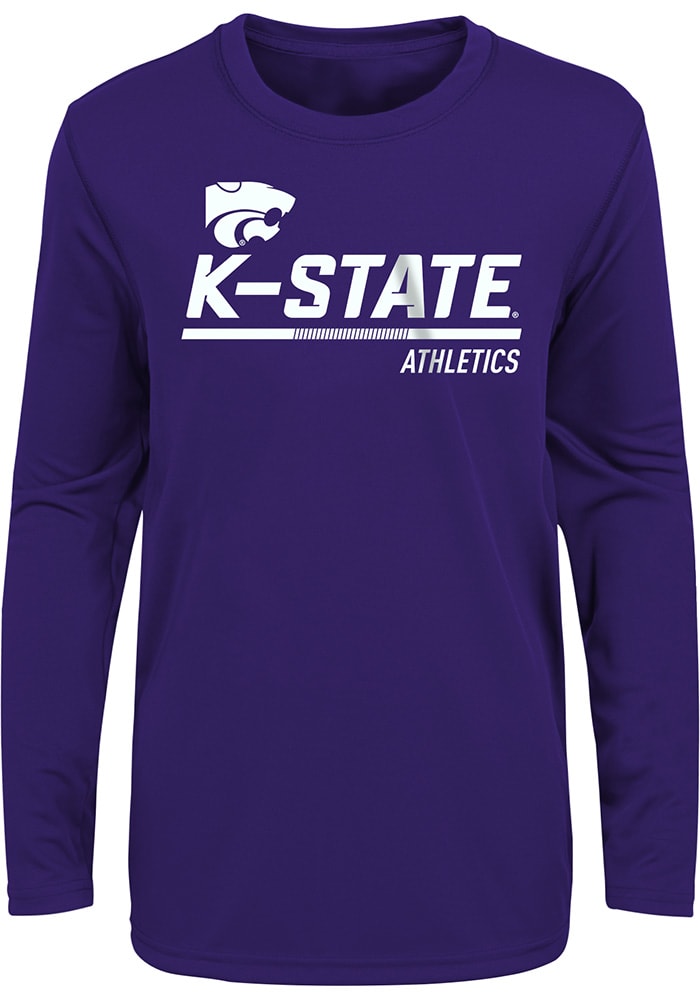 K-State Wildcats Youth Purple Engaged Long Sleeve T-Shirt