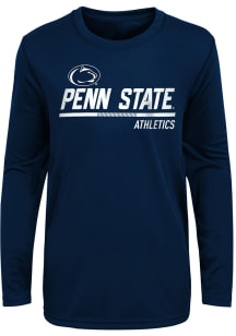 Penn State Nittany Lions Youth Navy Blue Engaged Long Sleeve T-Shirt