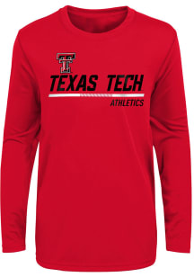 Texas Tech Red Raiders Youth Red Engaged Long Sleeve T-Shirt