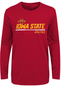 Iowa State Cyclones Youth Red Engaged Long Sleeve T-Shirt