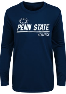 Penn State Nittany Lions Boys Navy Blue Engaged Long Sleeve T-Shirt