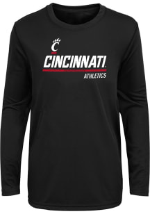 Cincinnati Bearcats Youth Black Engaged Long Sleeve T-Shirt