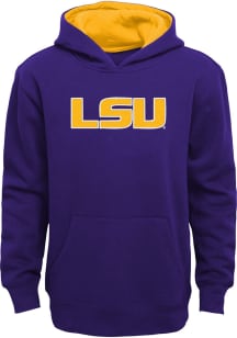 LSU Tigers Boys Purple Prime Long Sleeve Hooded Sweatshirt