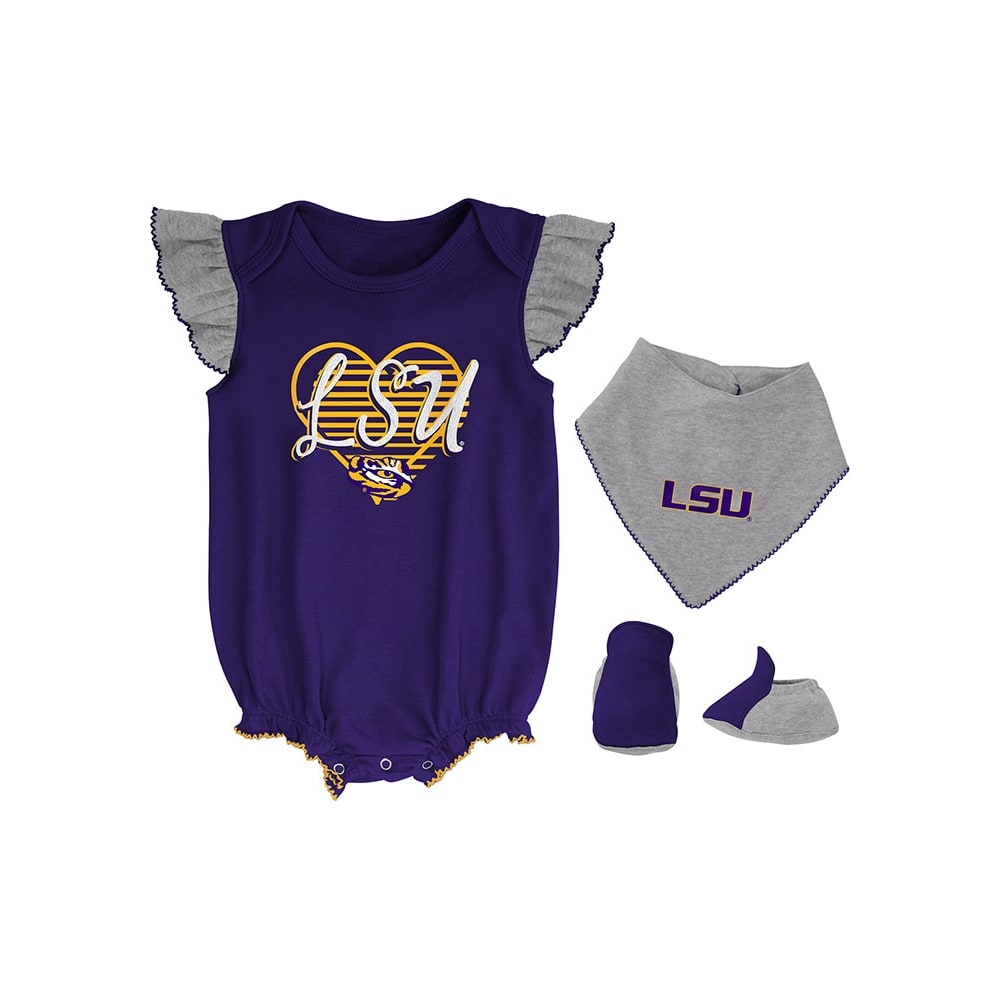 LSU Tigers Baby Apparel Sets Tigers Infants Sets