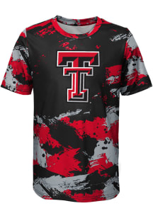 Texas Tech Red Raiders Youth Red Cross Pattern Short Sleeve T-Shirt