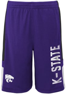 K-State Wildcats Boys Purple Lateral Shorts