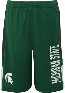 Michigan State Spartans Boys Green Lateral Shorts