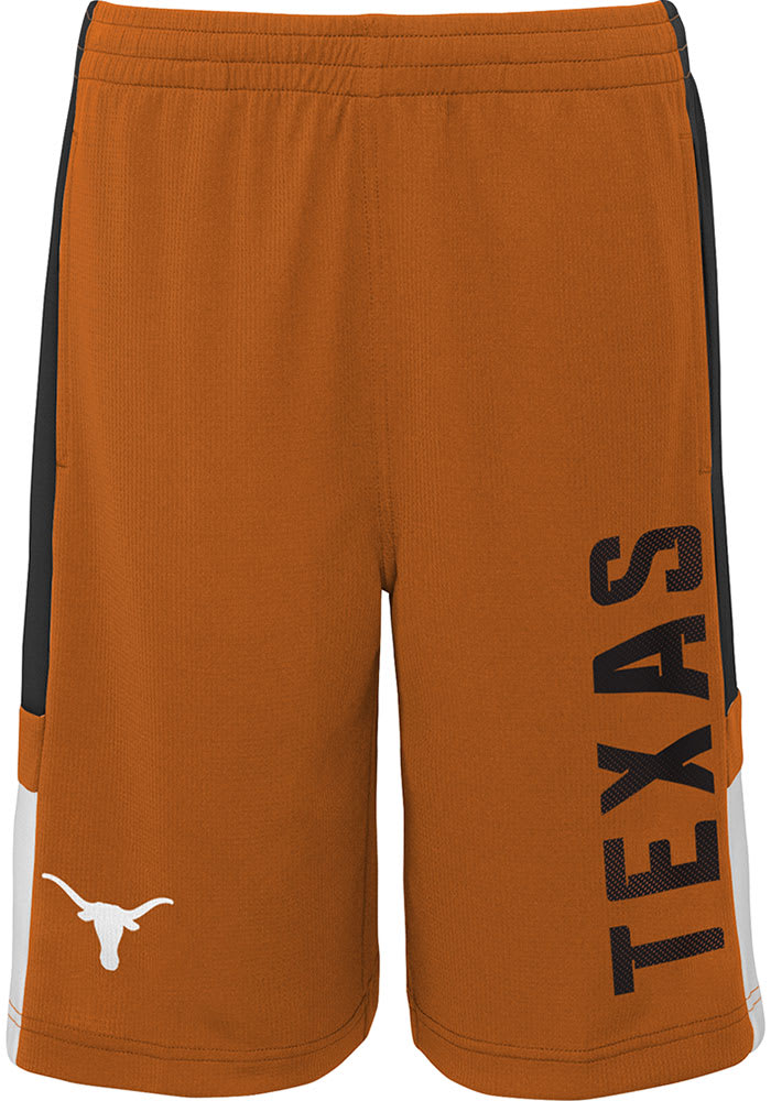 Texas Longhorns Boys Burnt Orange Lateral Shorts