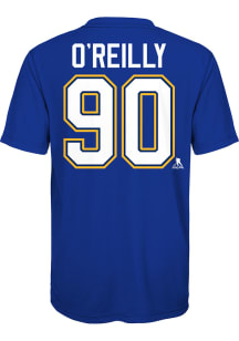 Ryan O'Reilly St Louis Blues Youth Blue Flat NN Perf Player Tee