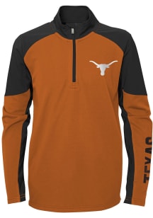 Texas Longhorns Youth Burnt Orange Audible Long Sleeve Quarter Zip Shirt