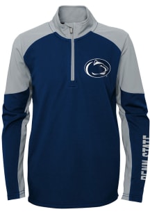 Penn State Nittany Lions Boys Navy Blue Audible Long Sleeve 1/4 Zip Pullover
