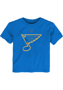 St Louis Blues Toddler Light Blue Flat Third Jersey Logo Short Sleeve T-Shirt