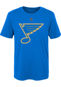 St Louis Blues Boys Light Blue Flat Third Jersey Logo Short Sleeve T-Shirt