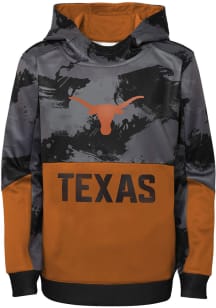 Texas Longhorns Youth Burnt Orange Covert Long Sleeve Hoodie